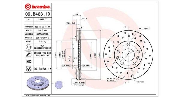 MAGNETI MARELLI Bremseskive 360406176602 Bremseskiver MAGNETI MARELLI Renault 17 360406176602