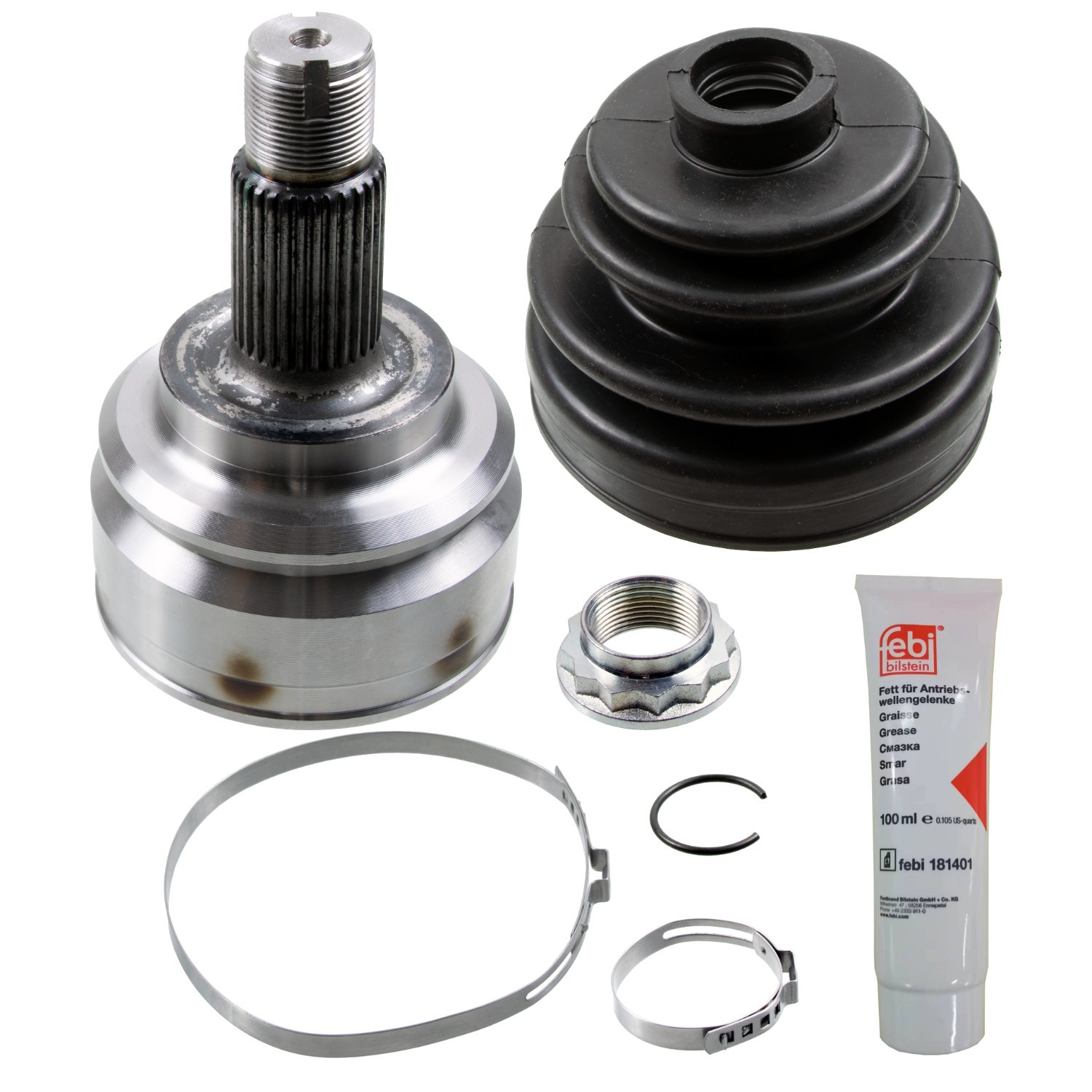 FEBI BILSTEIN Homokineet reparatie set, aandrijfas 186048 186048 Homokinetische koppeling BMW X6 FEBI BILSTEIN