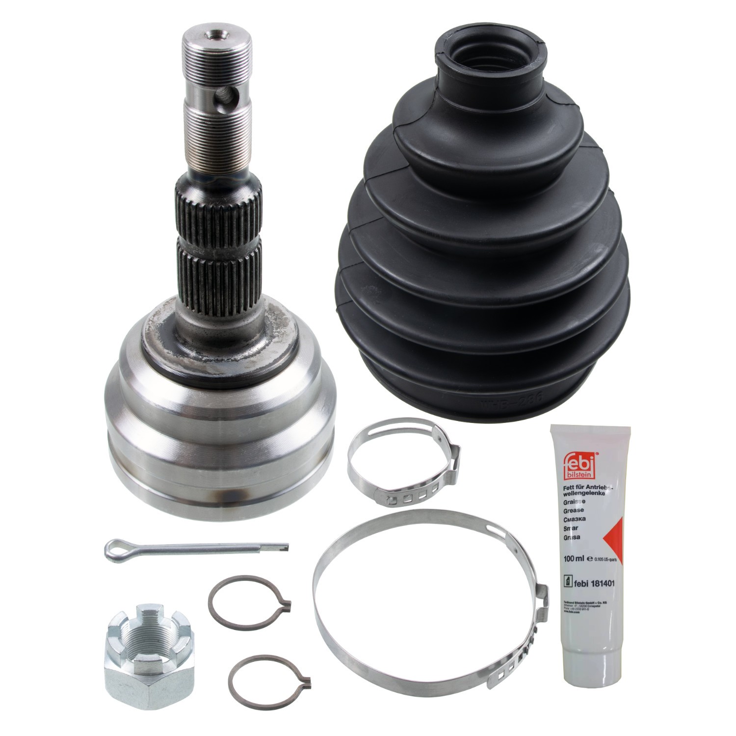FEBI BILSTEIN Homokineet reparatie set, aandrijfas 186212 FEBI BILSTEIN 186212 Homokineet Suzuki SX4 originele
