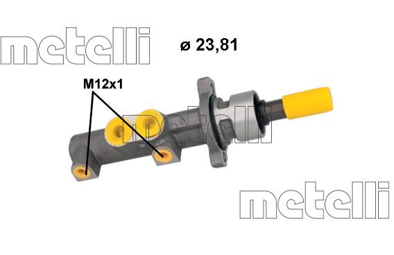 Hovedbremsesylinder METELLI 05-1301 METELLI 05-1301 Bremsepumpe FORD MONDEO 2018
