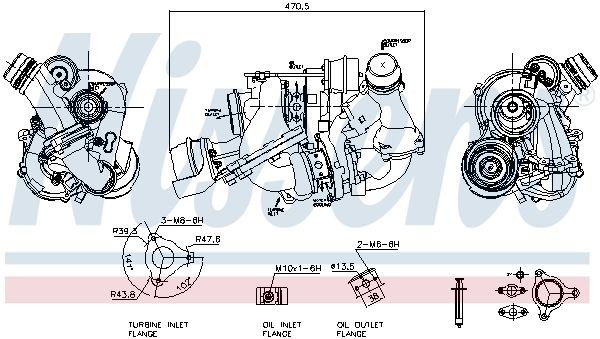 NISSENS Turbolader 93310 93310 NISSENS Mercedes A205 Turbolader Preis