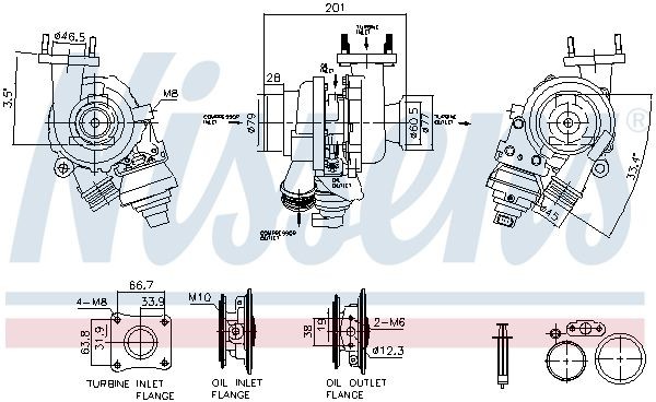 NISSENS Turbod 93607 Turbolaadur NISSENS S40 93607 odav