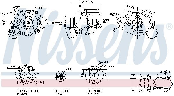 NISSENS Turbina 93611 NISSENS 93611 Turbo B Cassone / Furgonato / Promiscuo prezzo