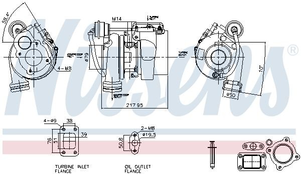 NISSENS Turbina 93760 NISSENS 93760 Turbina B Cassone / Furgonato / Promiscuo prezzo