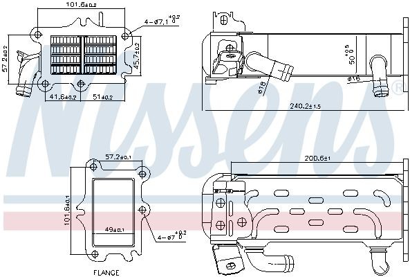 NISSENS EGR-jahuti 989447 NISSENS 989447 EGR jahuti Sprinter 3-t W907 odava hinnaga