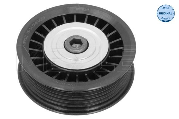 MEYLE Τροχαλία παρέκκλισης, ιμάντας poly-V 16-14 009 0009 τιμες Τροχαλία αδρανείας ιμάντα poly v Renault SB_, SR_ 16-14 009 0009 MEYLE