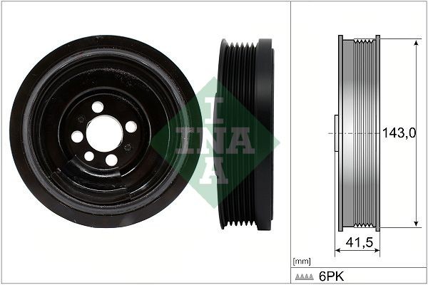 INA Krukaspoelie 544 0182 10 Audi A7 Krukas, poelie INA 544 0182 10