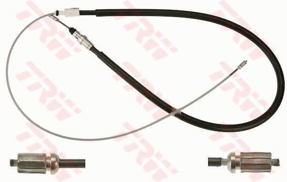 Żażné lanko parkovacej brzdy TRW GCH2540 TRW GCH2540 Ručná brzda CITROËN C2 2007
