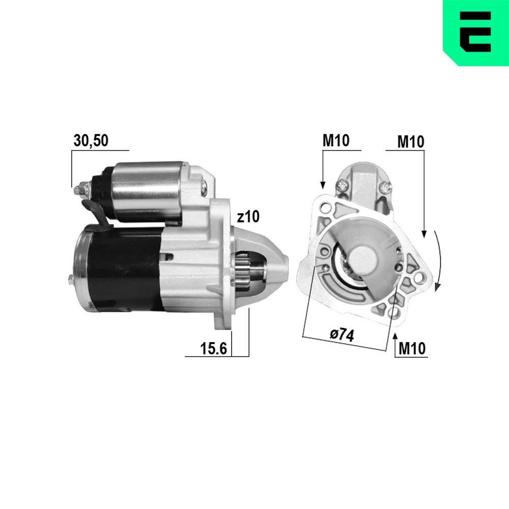 Μίζα ERA 221173A ERA 221173A: Μίζα Mazda 2 2009