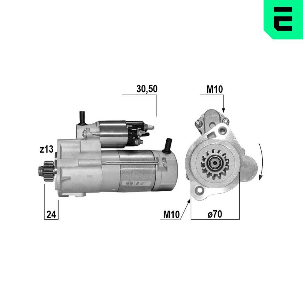 ERA Μίζα 221203A ERA 221203A Μίζα Jaguar XF φθηνά