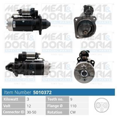 MEAT & DORIA Anlasser 5010372 MEAT & DORIA 5010372 Starter Alfa Romeo Alfasud Sprint Kosten