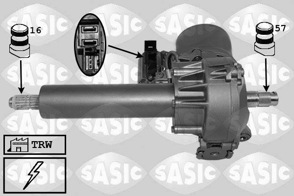 SASIC Roolisammas 7276008 SASIC 7276008 Roolisammas + elektriline roolivõimendi Fiat 500 odav