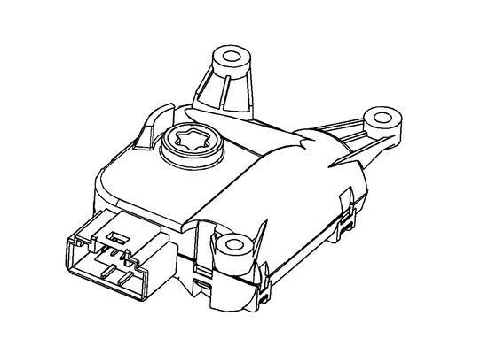MAHLE Servomotor, blandingsklap AA 108 000P MAHLE AA 108 000P Servomotor, blandingsklap