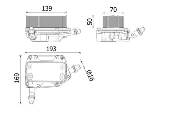 MAHLE Radiatore olio, Cambio automatico CLC 351 000P CLC 351 000P Radiatore olio cambio automatico MAHLE BMW Serie 4 costo