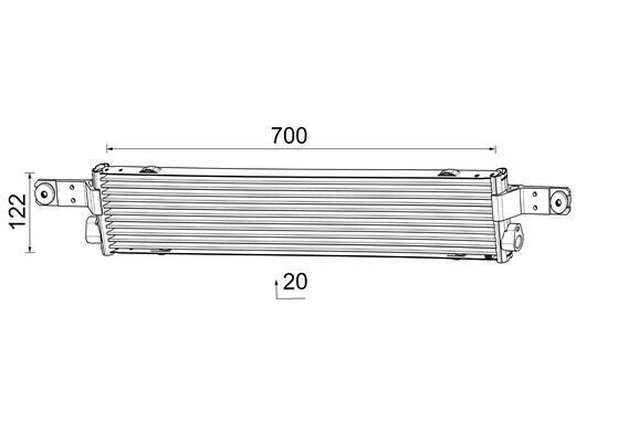 MAHLE Radiatore olio, Cambio automatico CLC 360 000P CLC 360 000P Radiatore olio cambio automatico MAHLE MERCEDES-BENZ GL costo