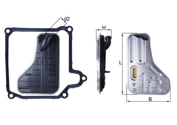 MAHLE Filtro idraulico per cambio automatico HX 264D HX 264D costo Filtro cambio automatico Volkswagen UP MAHLE