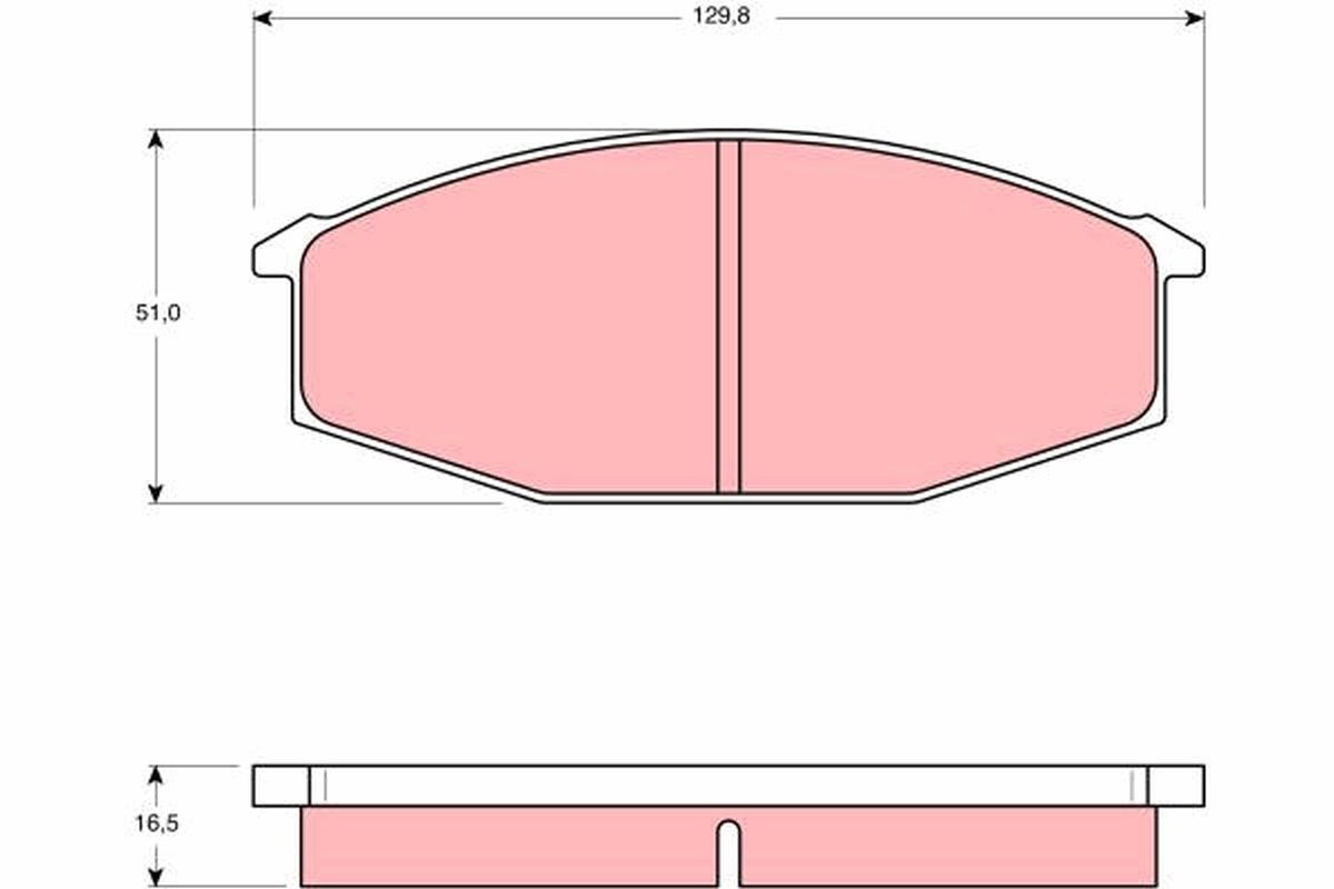 TRW Kit pastiglie freni GDB190 TRW GDB190 Kit pastiglie freni TOYOTA Crown Sedan (S110, S120) 2.8 SI (MS112) 146 CV 1983