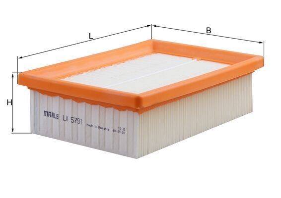 MAHLE Luftfilter LX 5791 MAHLE LX 5791 Luftfilter