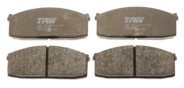 TRW Brzdové doštičky/platničky GDB197 TRW GDB197 originálne Brzdové platničky Sunny B11 cena