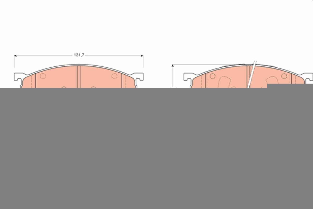 TRW Pastilhas de travão GDB3209 TRW GDB3209 Pastilha KIA SHUMA 2 preço