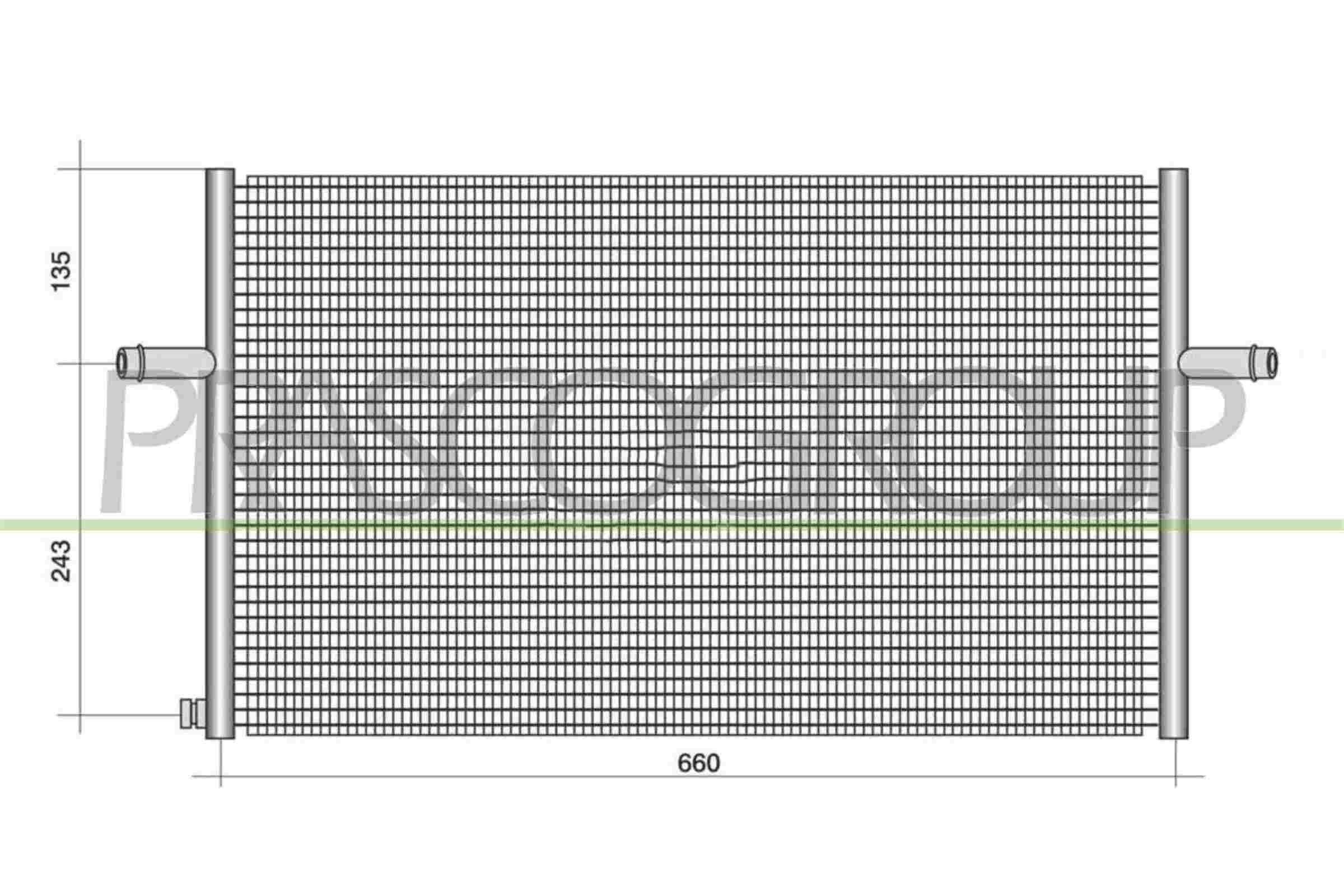 PRASCO Radiateur du moteur ME350R001 Mercedes-Benz Classe S Radiateur de refroidissement moteur PRASCO ME350R001