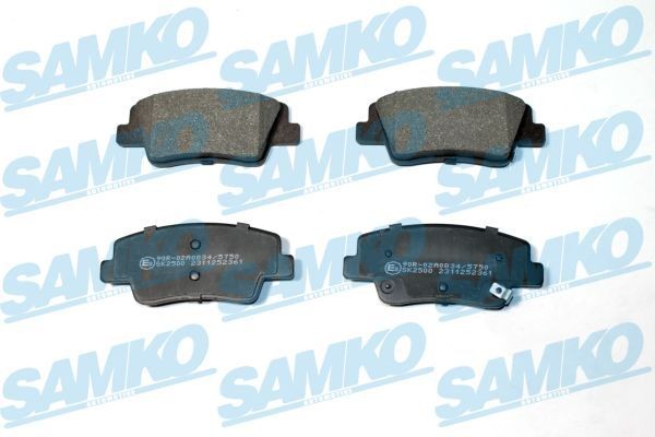 SAMKO Τακάκια φρένων 5SP2361 SAMKO 5SP2361 Αγωνιστικά τακάκια Ioniq 5 (NE) τιμες