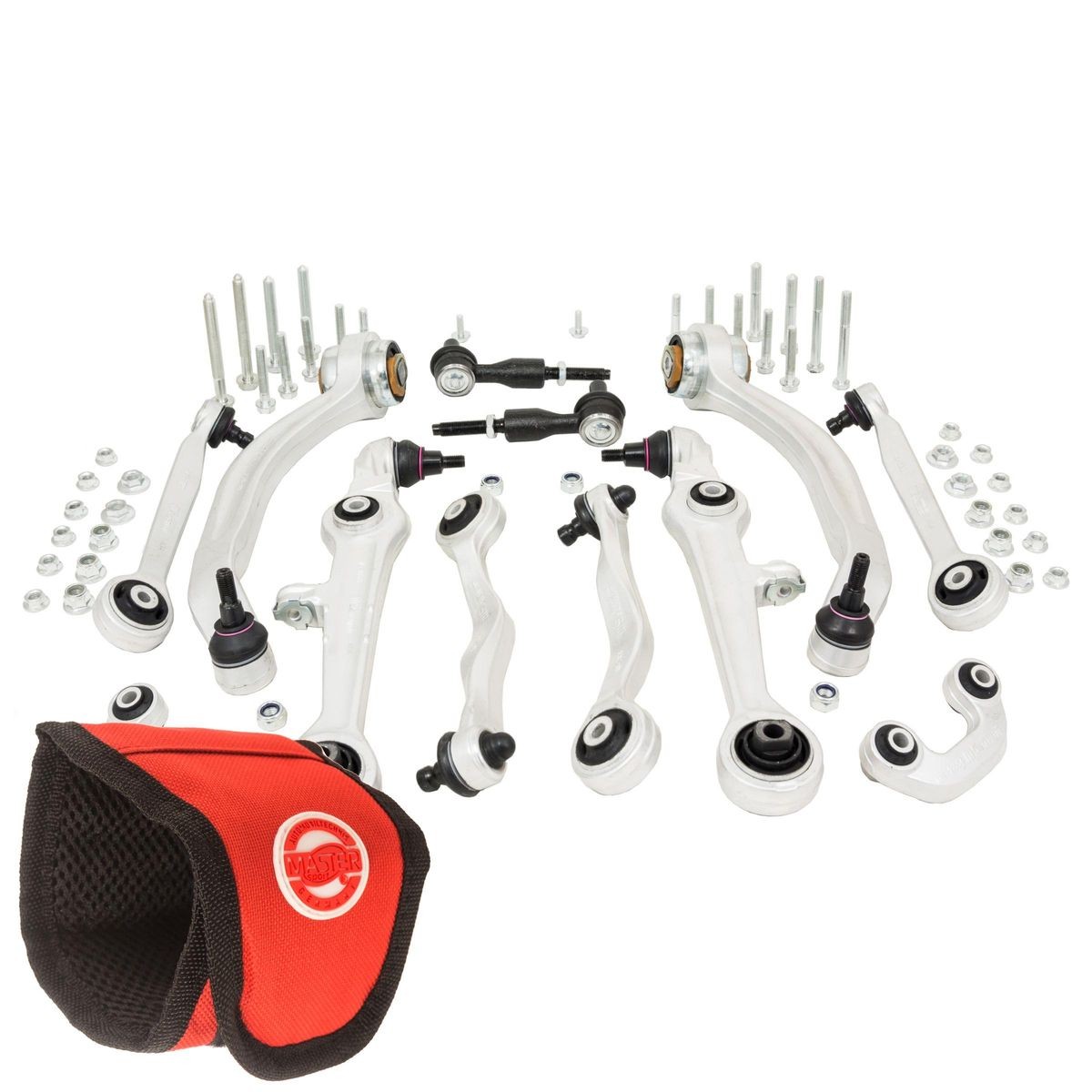 MASTER-SPORT Jogo de braços oscilantes, suspensão de rodas 36790-SET-MSM MASTER-SPORT 36790-SET-MSM Kit de montagem braço oscilante BMW Série 5 originais