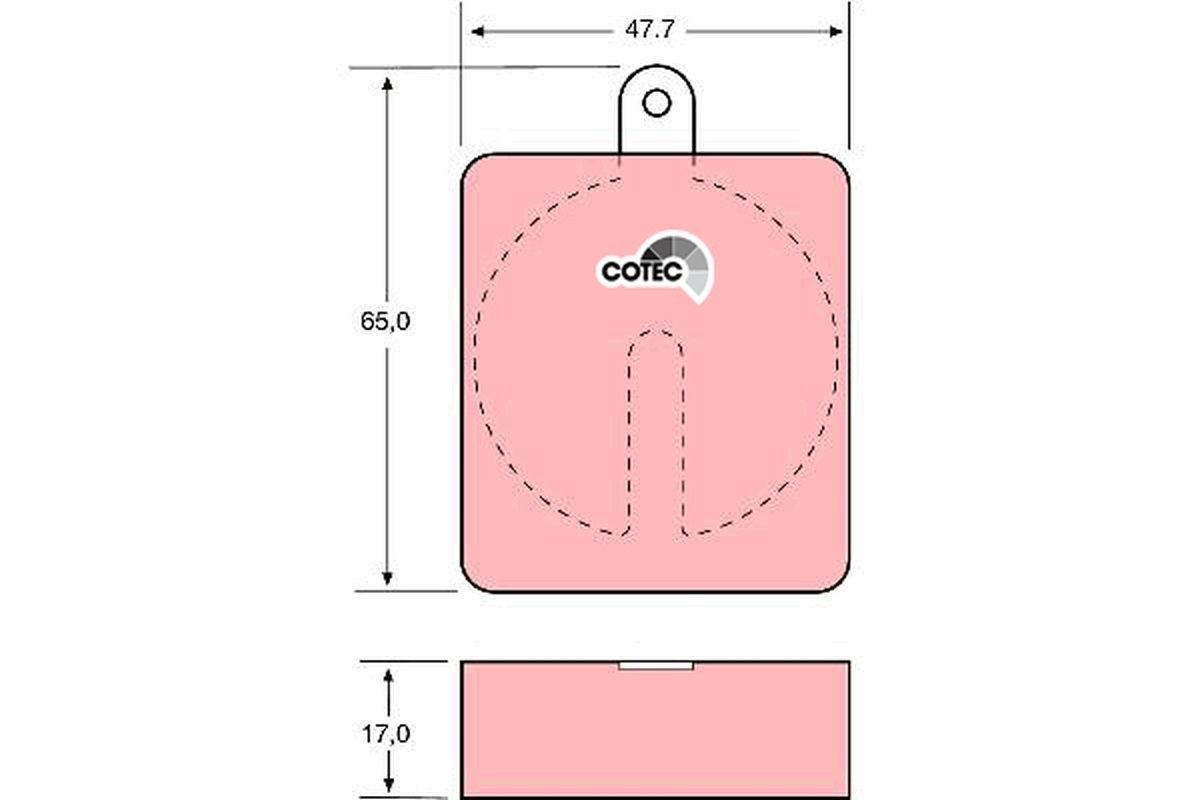TRW Kit pastiglie freni GDB704 GDB704 COTEC costo Pastiglie dei freni TRW JAGUAR XE
