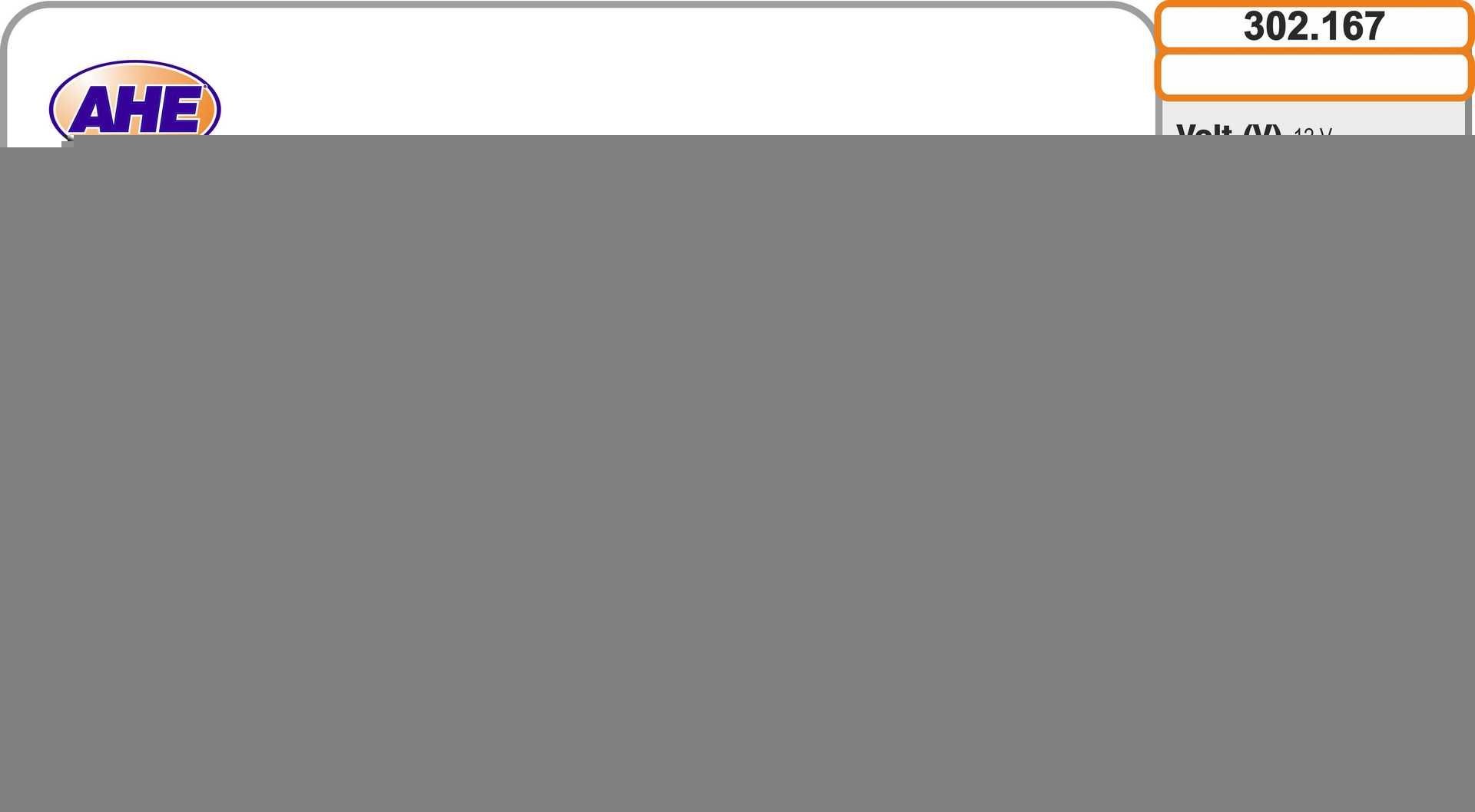 AHE Motoventilateur 302.167 302.167 Ventilateur de moteur Volkswagen TOUAREG AHE