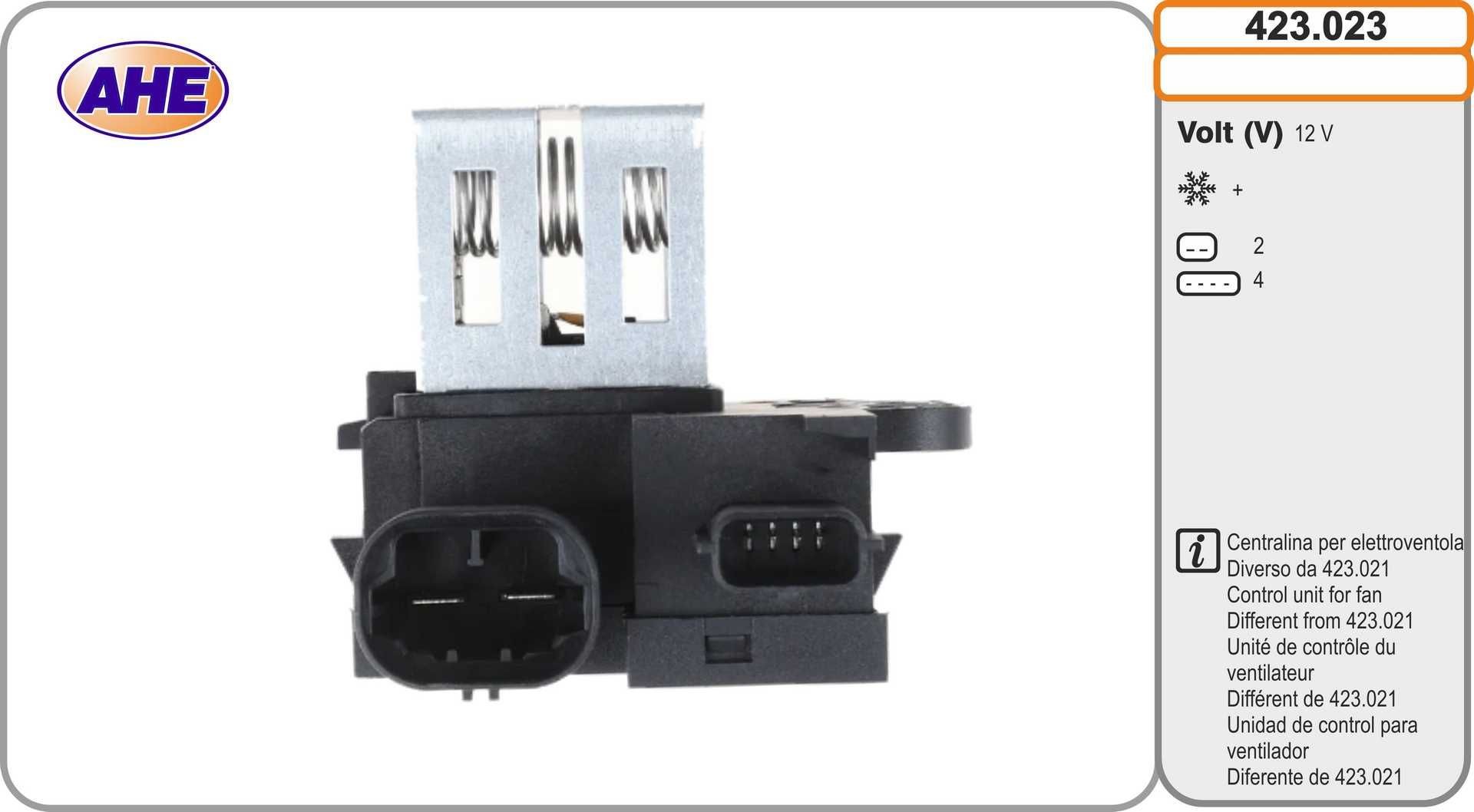 AHE Stuurunit, ventilator(motorkoeling) 423.023 Temperatuurschakelaar radiateurventilator TOYOTA AHE 423.023