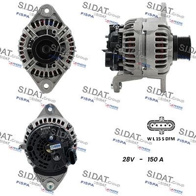 FISPA Lichtmaschine A24BH0008 A24BH0008 FISPA VW Lichtmaschine