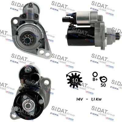 FISPA Starter motor S12BH0094 S12BH0094 FISPA starter motor RENAULT KANGOO