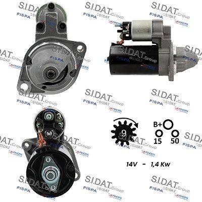 FISPA Starter motor S12BH0235 BMW 3 Series FISPA starter motor S12BH0235