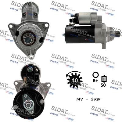 FISPA Štartér S12BH0348 Štartér FISPA Opel AGILA S12BH0348