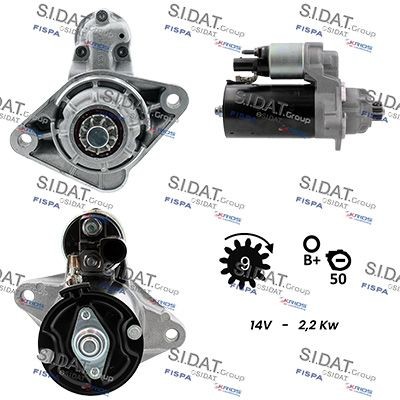 FISPA Démarreur S12BH0448 BMW Série 4 Starter moteur FISPA S12BH0448