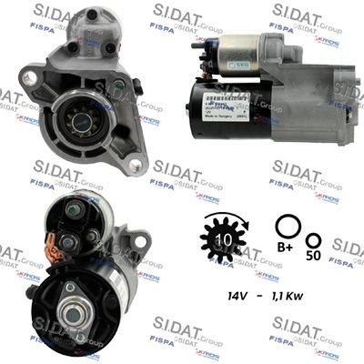 FISPA Démarreur S12BH0649 BMW Série 4 Starter FISPA S12BH0649