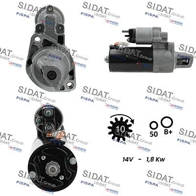 FISPA Startmotor S12BH0895 S12BH0895 FISPA startmotor OPEL AGILA