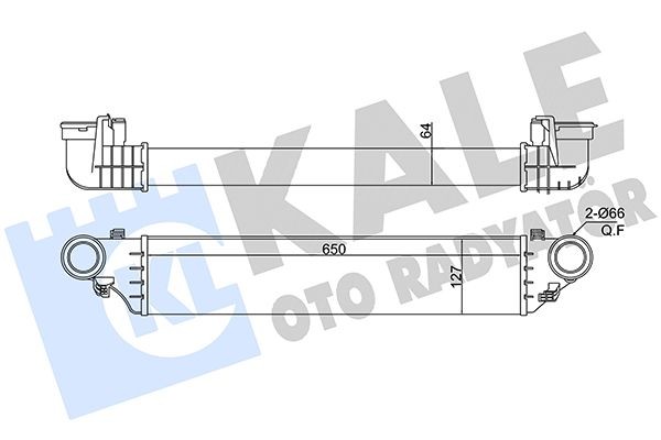 KALE OTO RADYATOR Intercooler 375690 Intercooler KALE OTO RADYATOR EXPERT 375690 billig