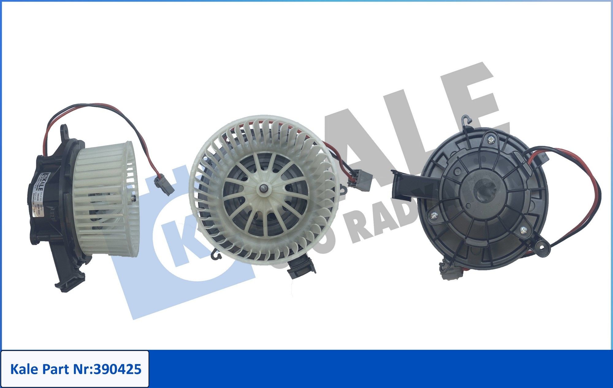 KALE OTO RADYATOR Ventilador do habitáculo 390425 390425 Ventilador interno BMW Série 5 KALE OTO RADYATOR