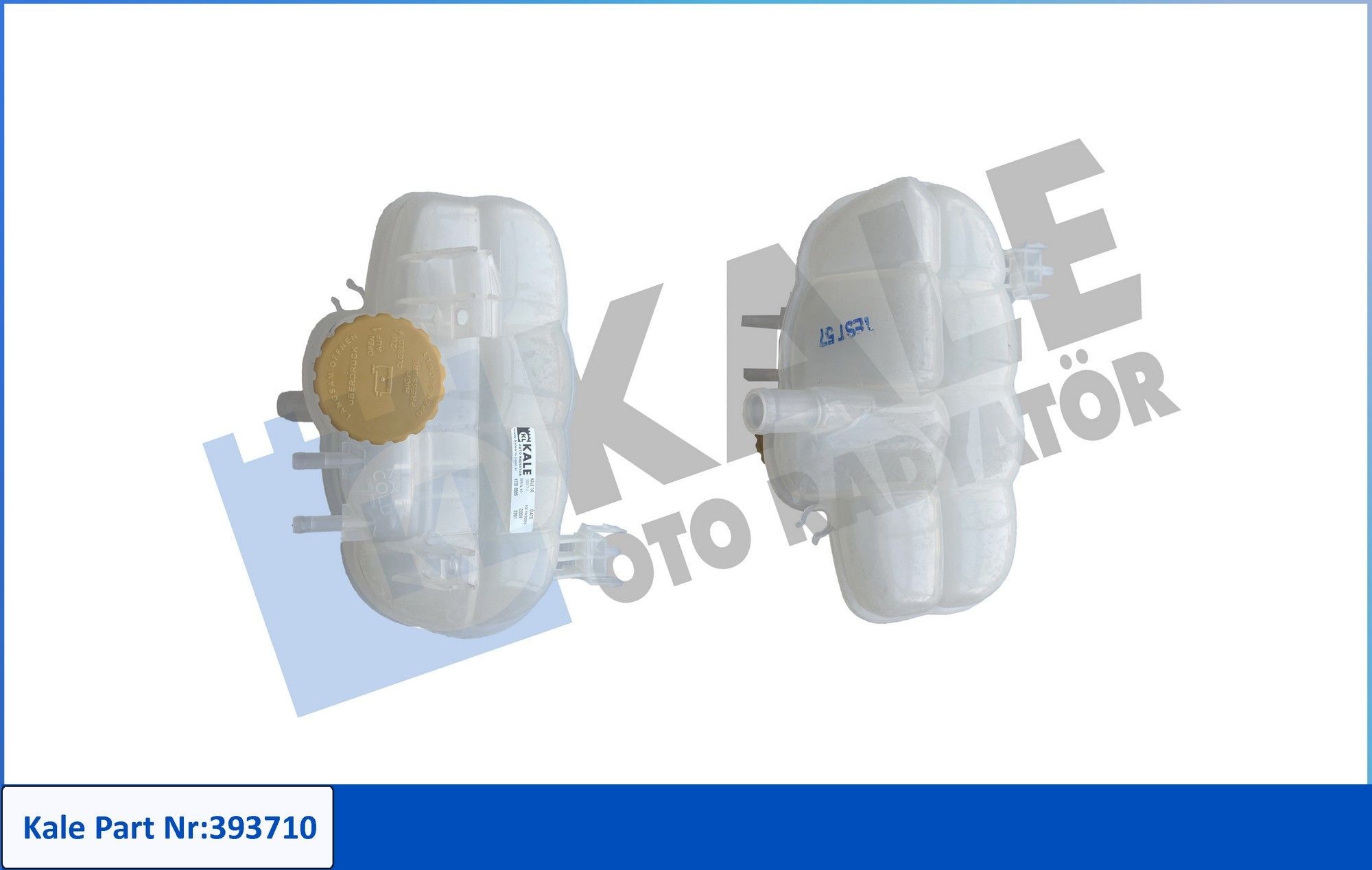KALE OTO RADYATOR Δοχείο διαστολής, ψυκτικό υγρό 393710 Δοχείο ψυκτικού υγρού KALE OTO RADYATOR SCIROCCO 393710 φθηνά