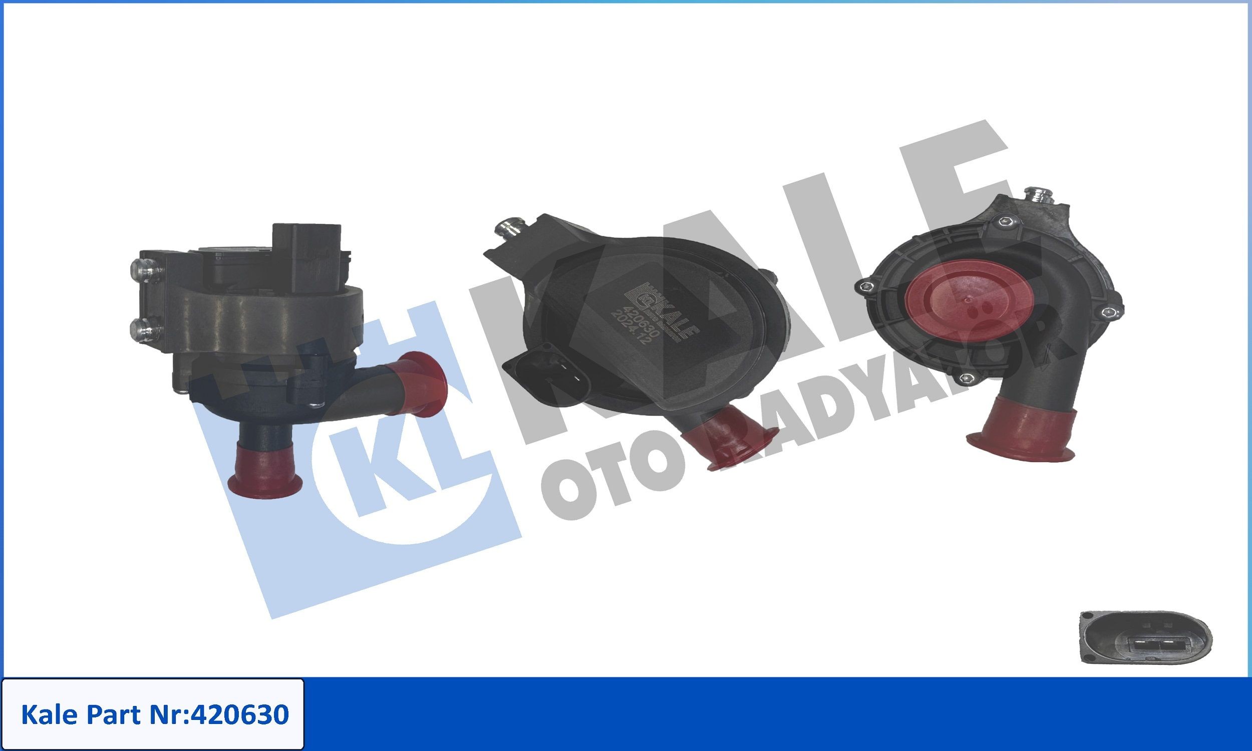 KALE OTO RADYATOR Auxiliary water pump 420630 KALE OTO RADYATOR 420630 Opel Vivaro Van auxiliary water pump replacement