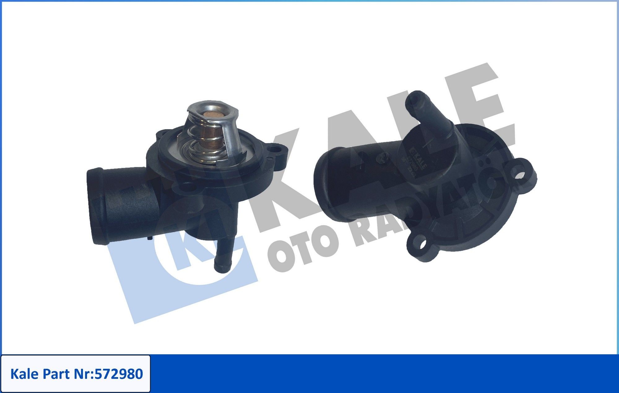 KALE OTO RADYATOR Thermostaat, koelvloeistof 572980 Thermostaathuis KALE OTO RADYATOR X5 572980 goedkoop