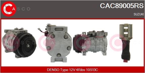 CASCO Klimakompressor CAC89005RS CAC89005RS AC kompressor SUZUKI VITARA CASCO
