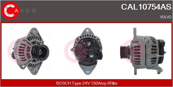 CASCO Alternatore CAL10754AS CAL10754AS Alternatore CASCO VOLVO 460 L costo