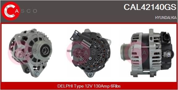 CASCO Generator CAL42140GS CAL42140GS CASCO Dynastart Kia