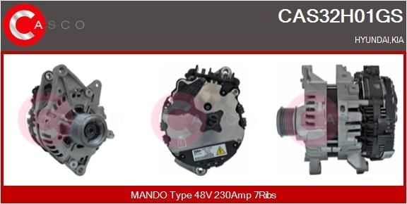 CASCO Startgenerator CAS32H01GS CAS32H01GS CASCO Generator Kia