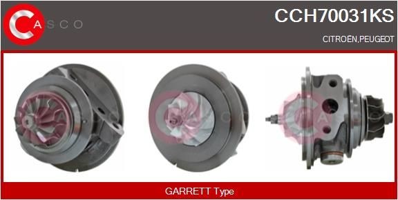 CASCO Kjernegruppe, lader CCH70031KS Turboaggregat CASCO Peugeot 508 CCH70031KS