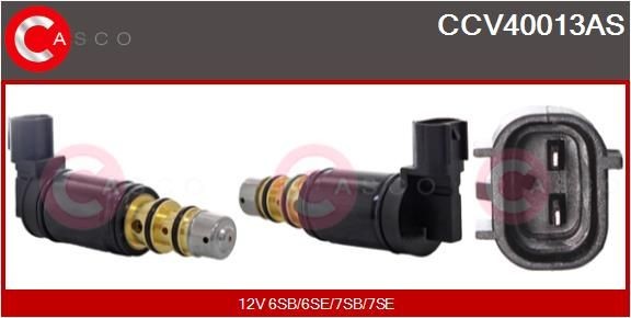 CASCO Reguleingsventil. kompressor CCV40013AS CCV40013AS Reguleingsventil. kompressor FORD MONDEO CASCO