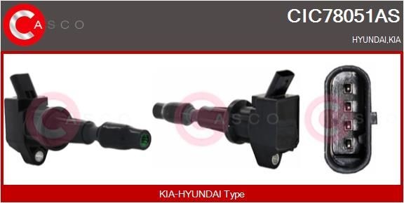 CASCO Bobine CIC78051AS CIC78051AS Bobine CASCO MAZDA 121