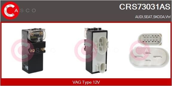 CASCO Εγκέφαλος, σύστ. κλιματισμού CRS73031AS Εγκέφαλος, σύστ. κλιματισμού CASCO AUDI CRS73031AS